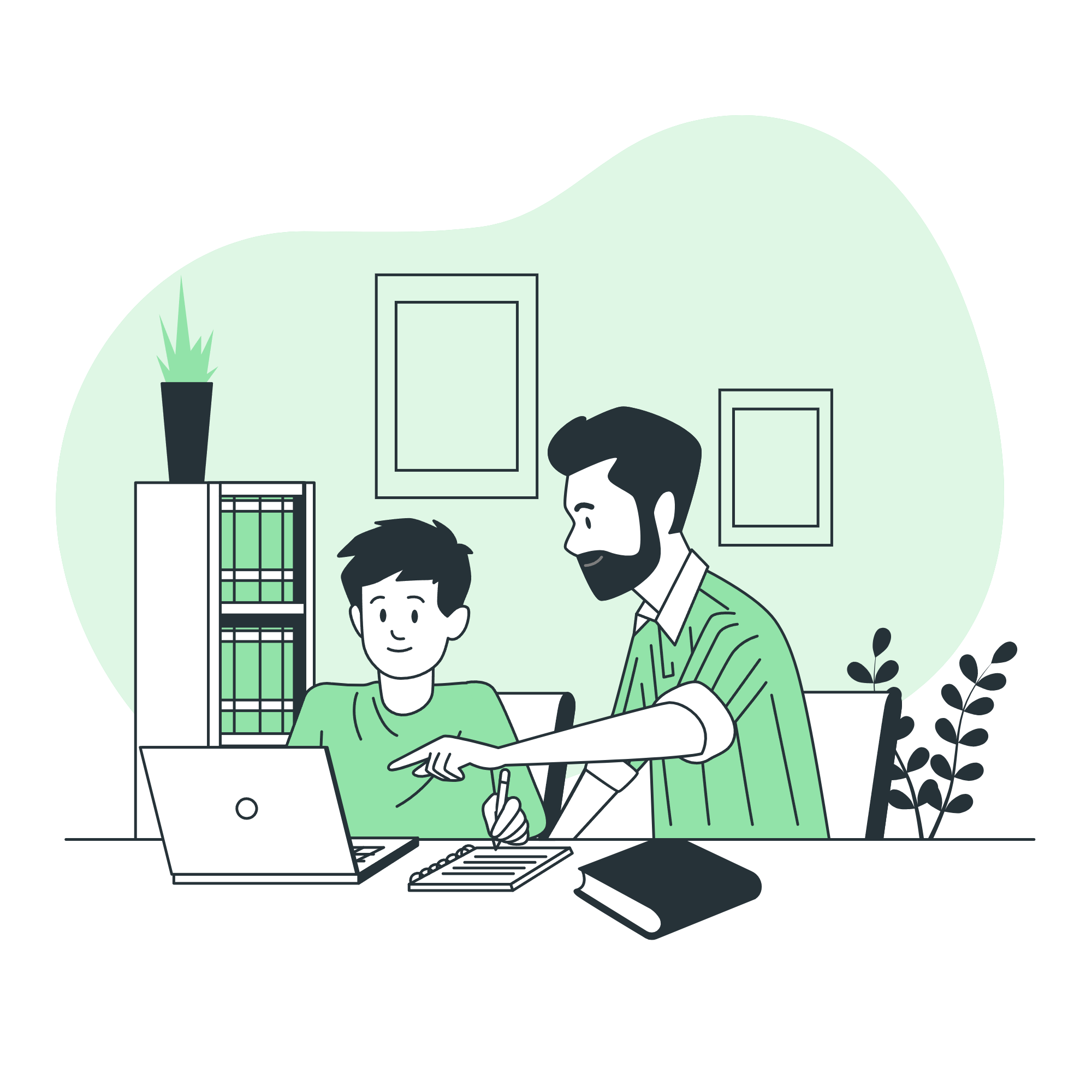 Kids Studying from Home-bro